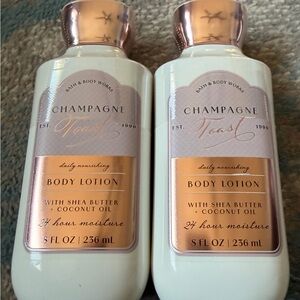 Set of 2 Bath & Body Works Champagne Toast Body Lotion